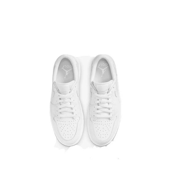 Nike Air Jordan 1 Retro Low Golf Triple White AJ1 Men’s Size 10.5 DD9315-101 New - Picture 5 of 11
